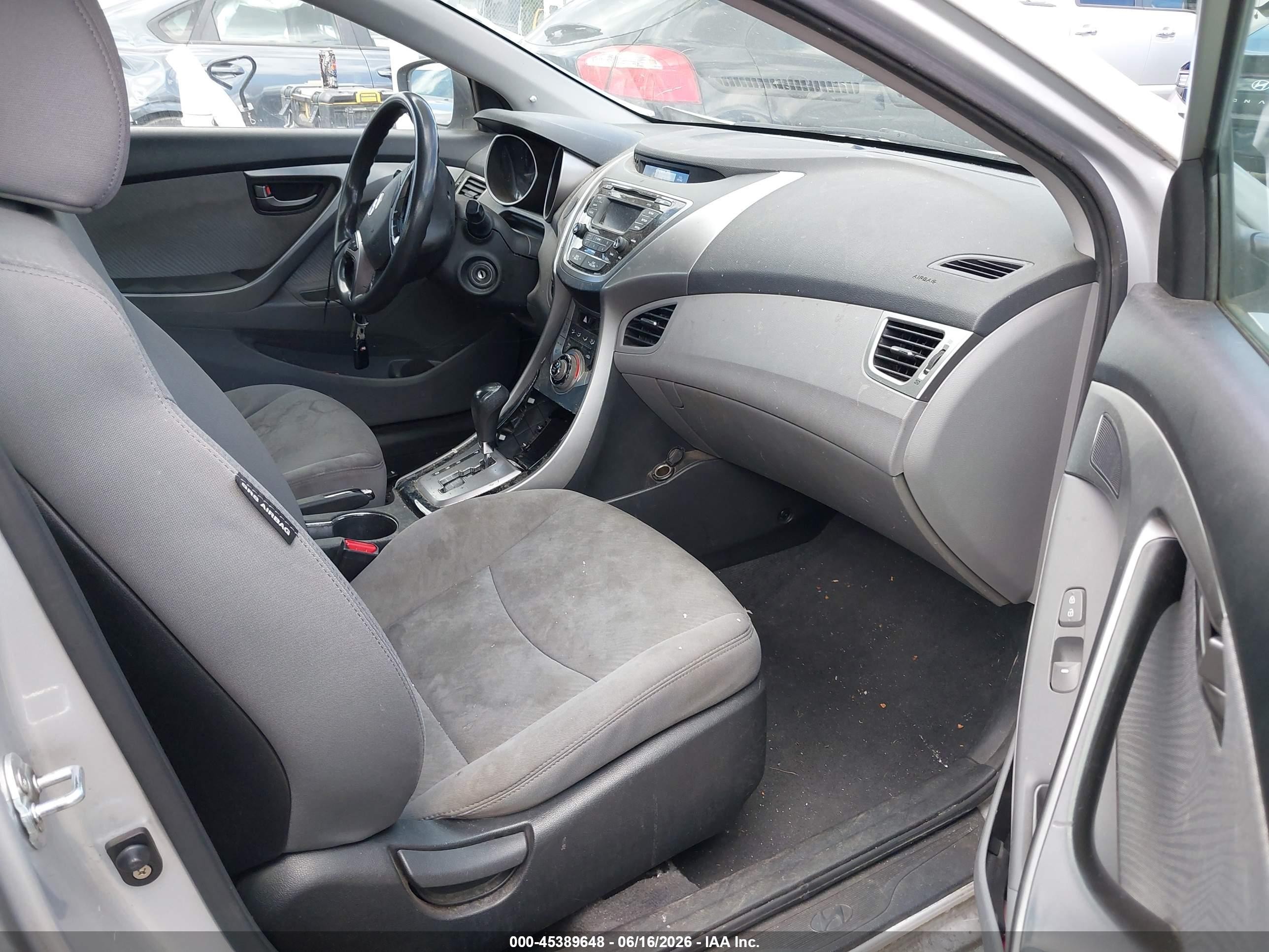 2013 Hyundai Elantra Gls Silver vin: KMHDH4AE7DU840864