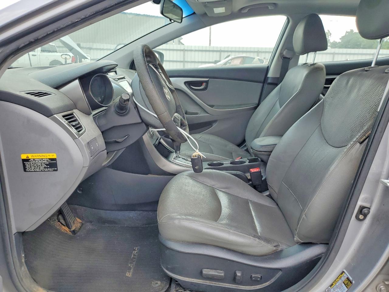 2013 Hyundai Elantra Limited Silver vin: KMHDH4AE7DU856255