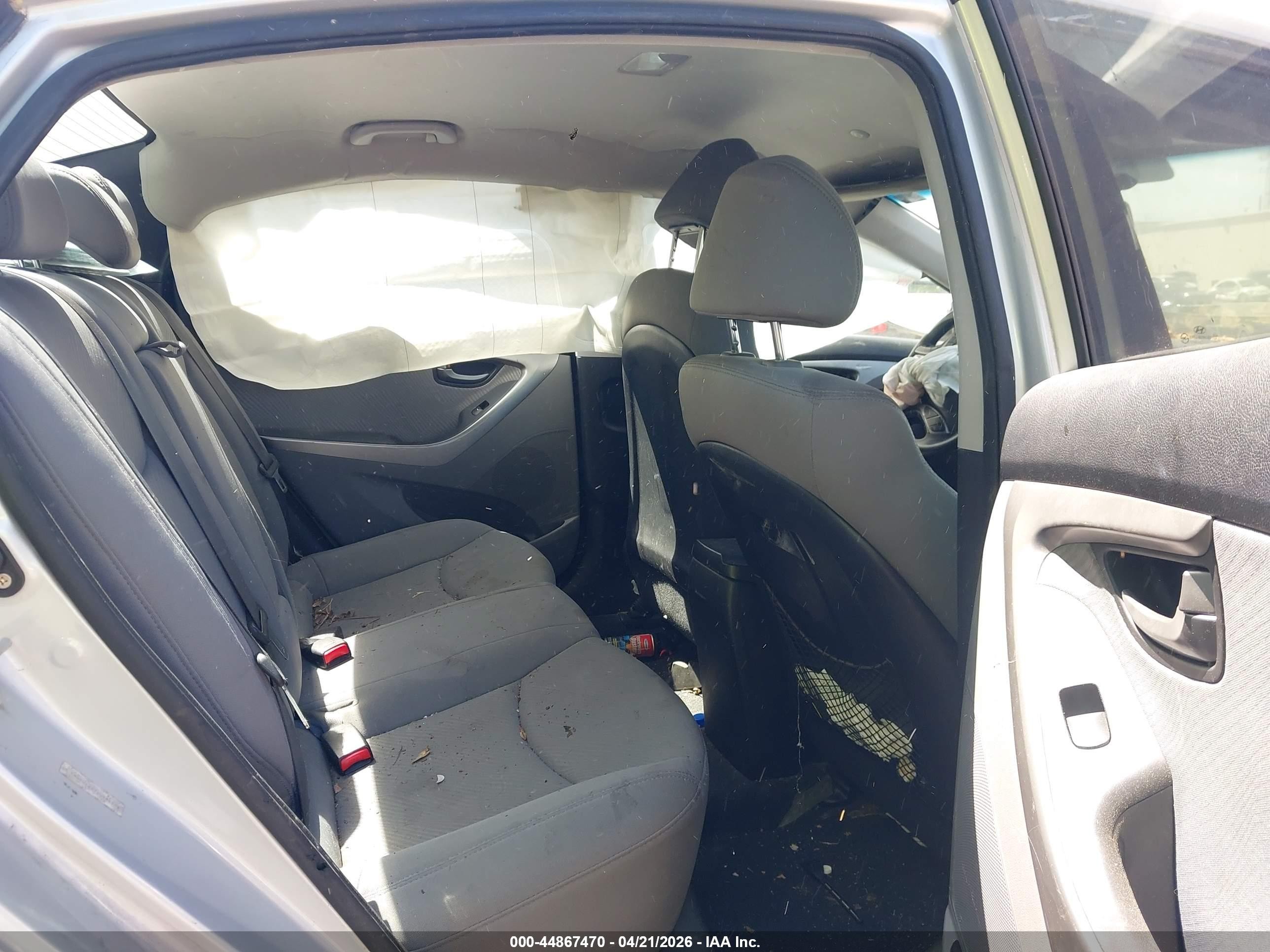 2013 Hyundai Elantra Gls Silver vin: KMHDH4AE7DU884508