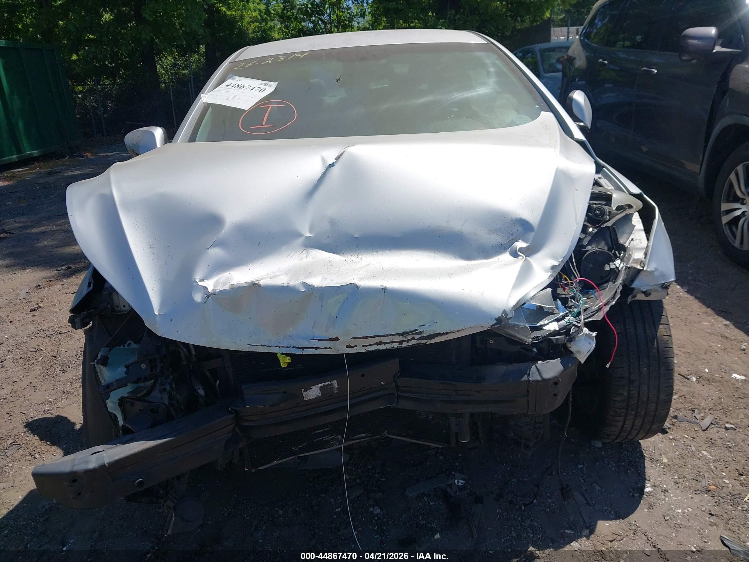 2013 Hyundai Elantra Gls Silver vin: KMHDH4AE7DU884508