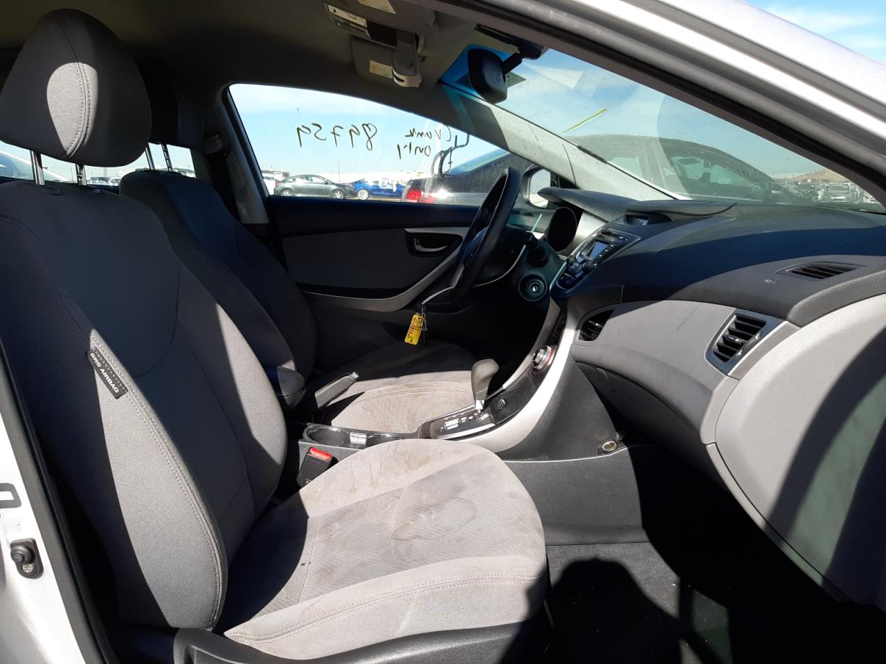 2013 Hyundai Elantra Gls Silver vin: KMHDH4AE7DU895038
