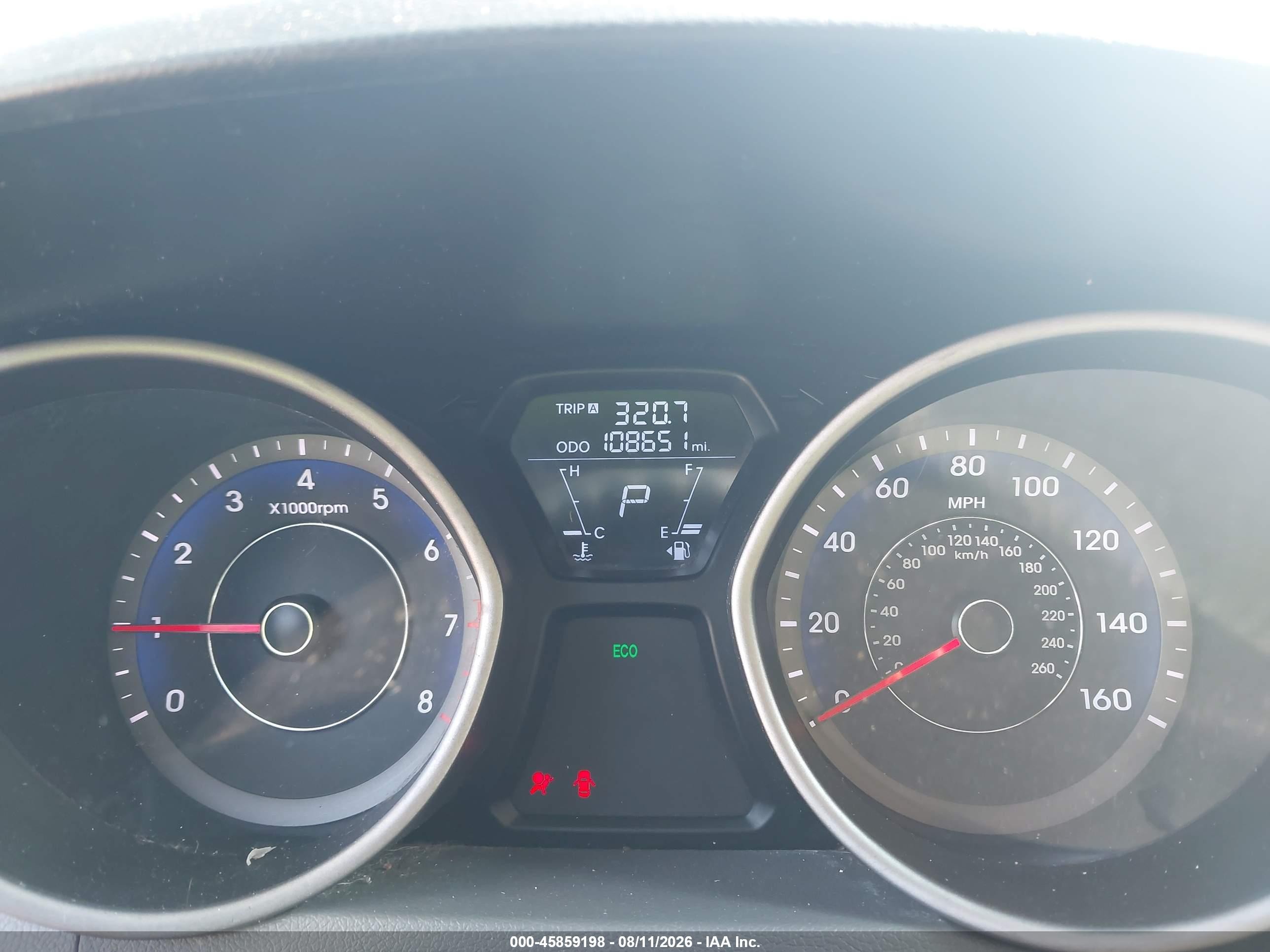 2013 Hyundai Elantra Gls Silver vin: KMHDH4AE7DU898098