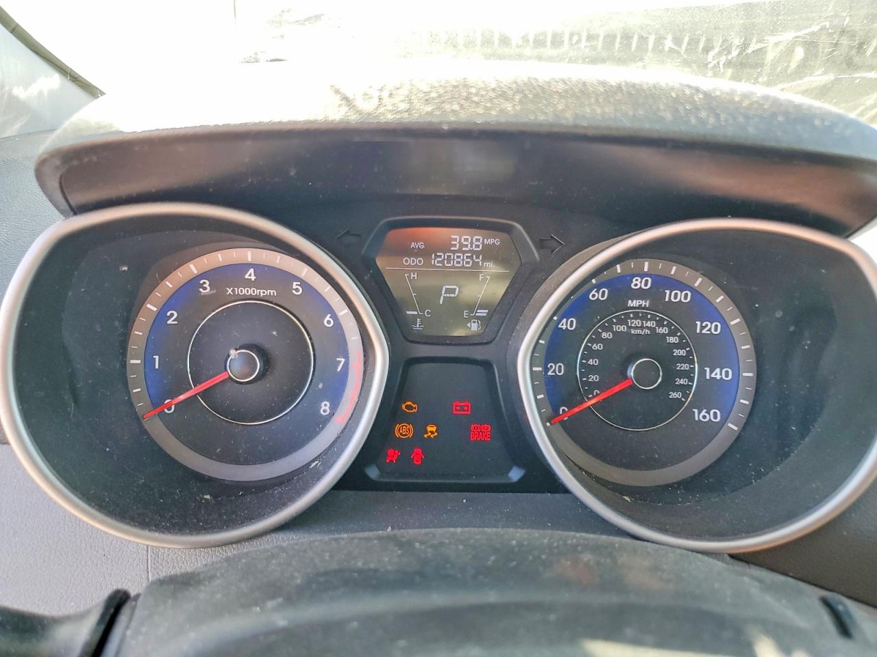 2013 Hyundai Elantra Charcoal vin: KMHDH4AE7DU928135