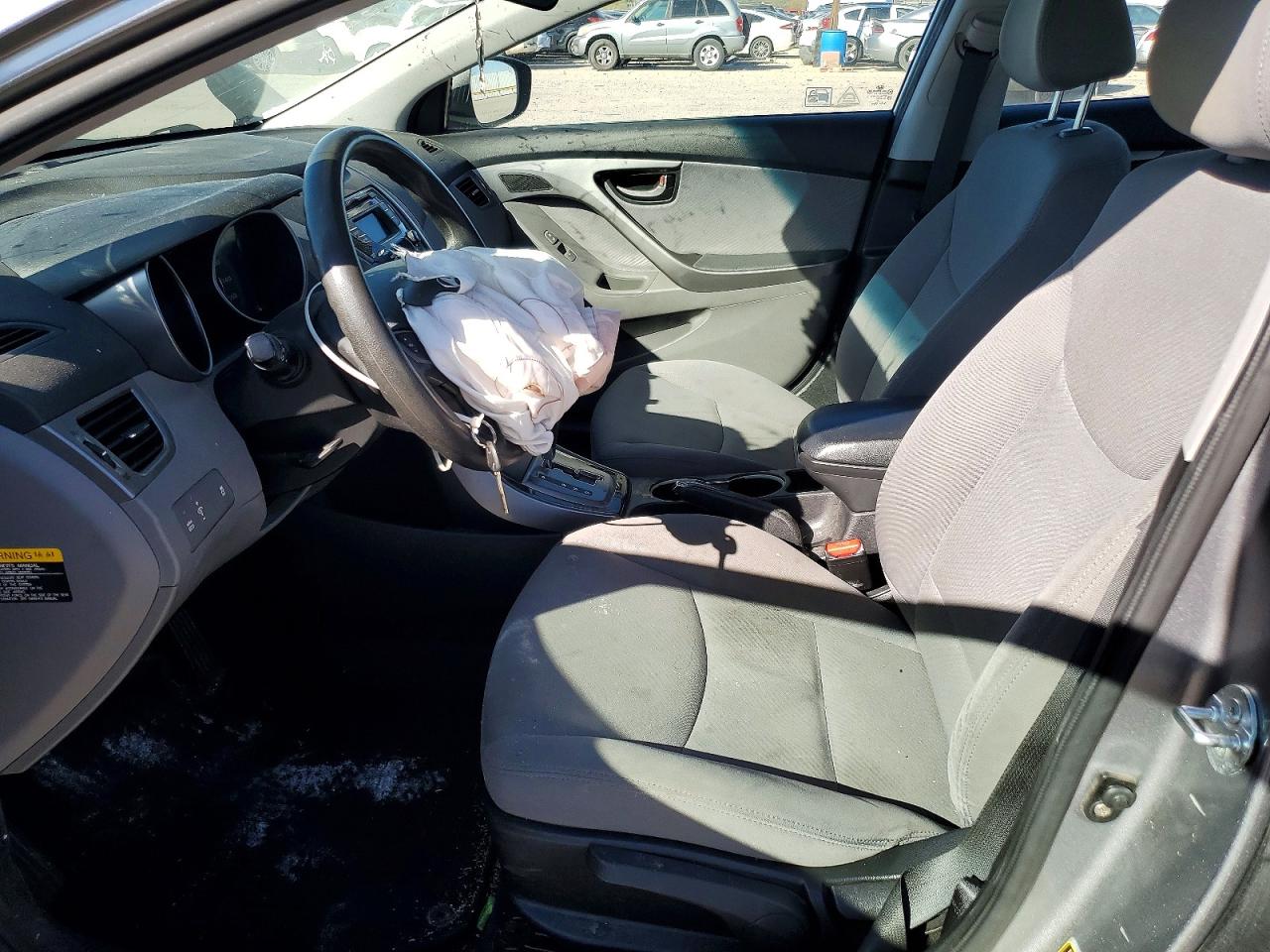 2013 Hyundai Elantra Charcoal vin: KMHDH4AE7DU928135