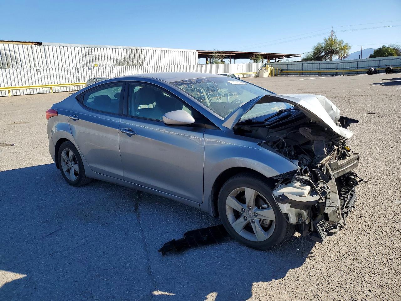 2013 Hyundai Elantra Charcoal vin: KMHDH4AE7DU928135