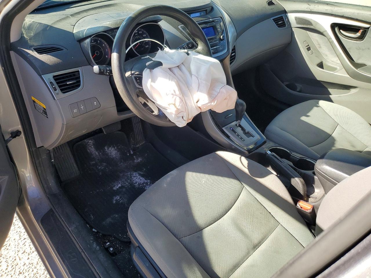 2013 Hyundai Elantra Charcoal vin: KMHDH4AE7DU928135