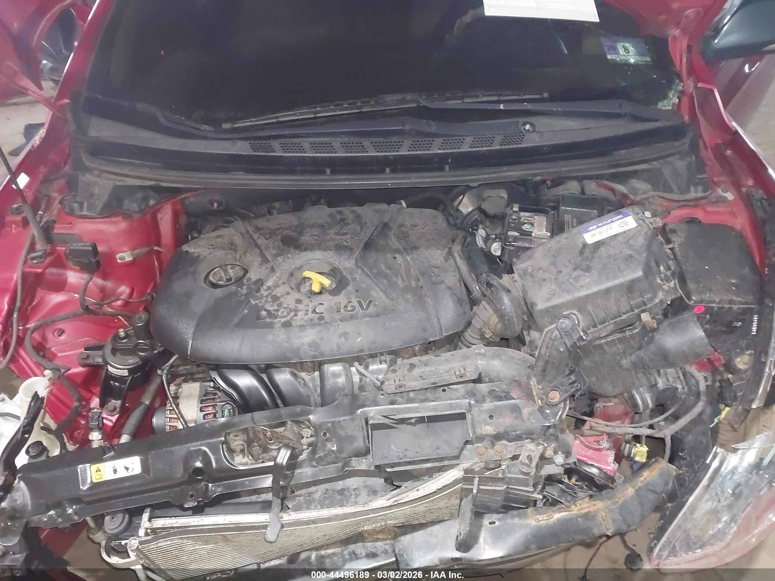 2013 Hyundai Elantra Limited Red vin: KMHDH4AE7DU942312