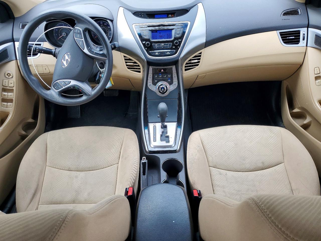 2013 Hyundai Elantra Gls Red vin: KMHDH4AE7DU944609