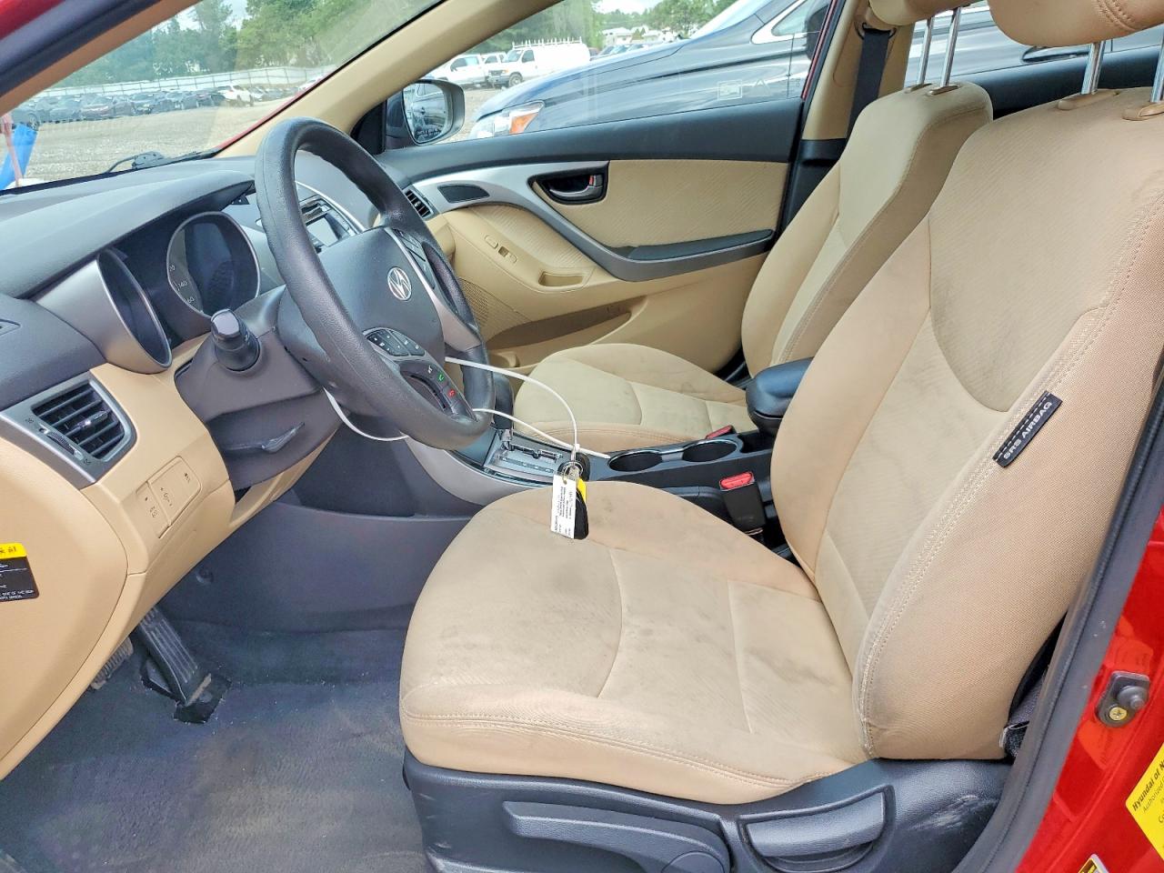 2013 Hyundai Elantra Gls Red vin: KMHDH4AE7DU944609