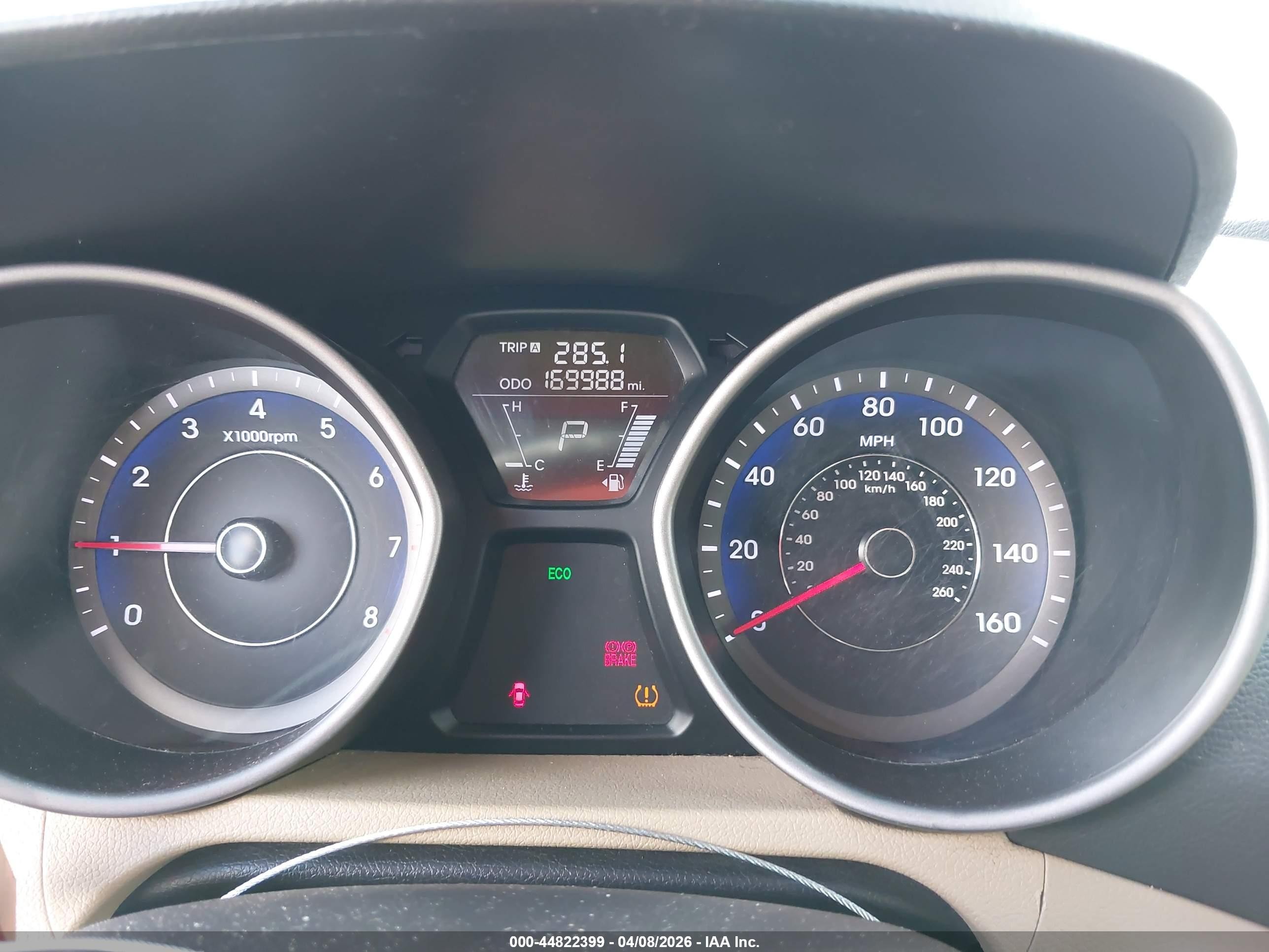 2013 Hyundai Elantra Limited Blue vin: KMHDH4AE7DU946084