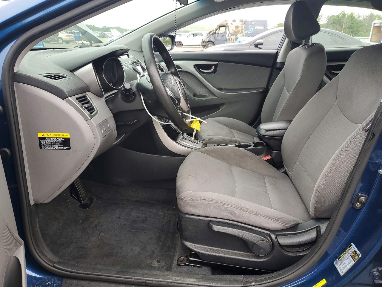 2013 Hyundai Elantra Gls Blue vin: KMHDH4AE7DU979473