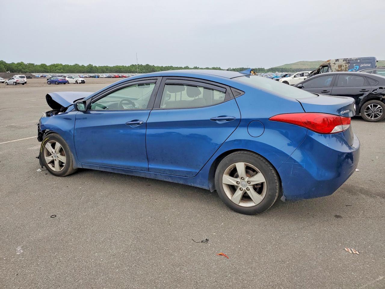 2013 Hyundai Elantra Gls Blue vin: KMHDH4AE7DU979473