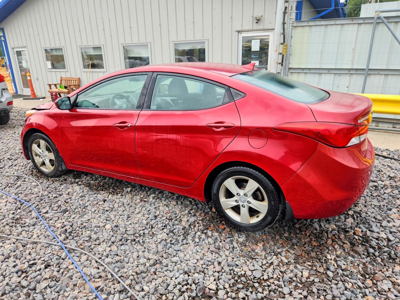 2013 Hyundai Elantra Gls Red vin: KMHDH4AE7DU986682