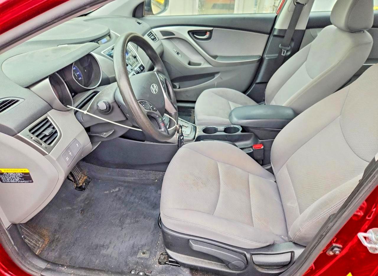 2013 Hyundai Elantra Gls Red vin: KMHDH4AE7DU986682