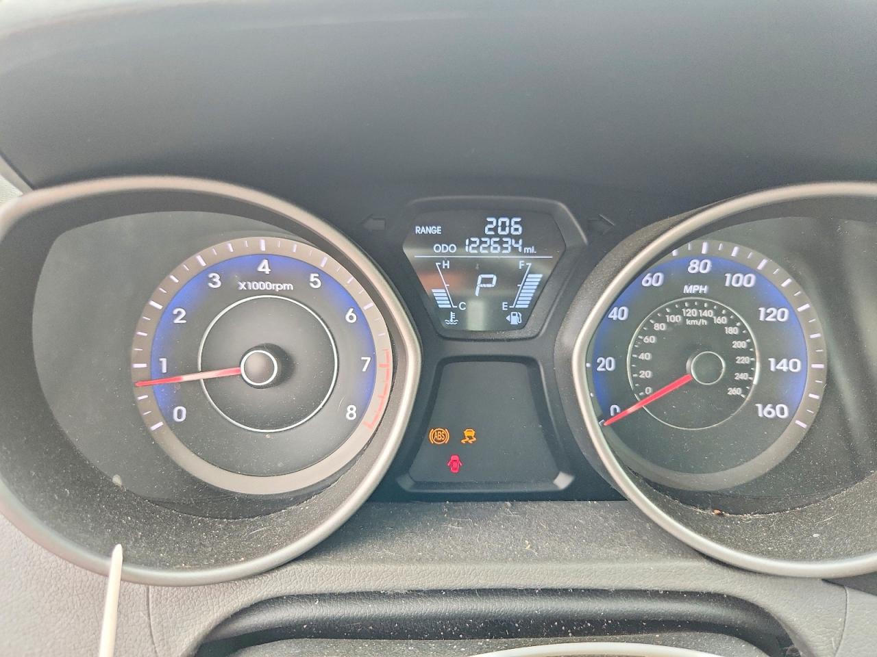 2013 Hyundai Elantra Gls Red vin: KMHDH4AE7DU986682