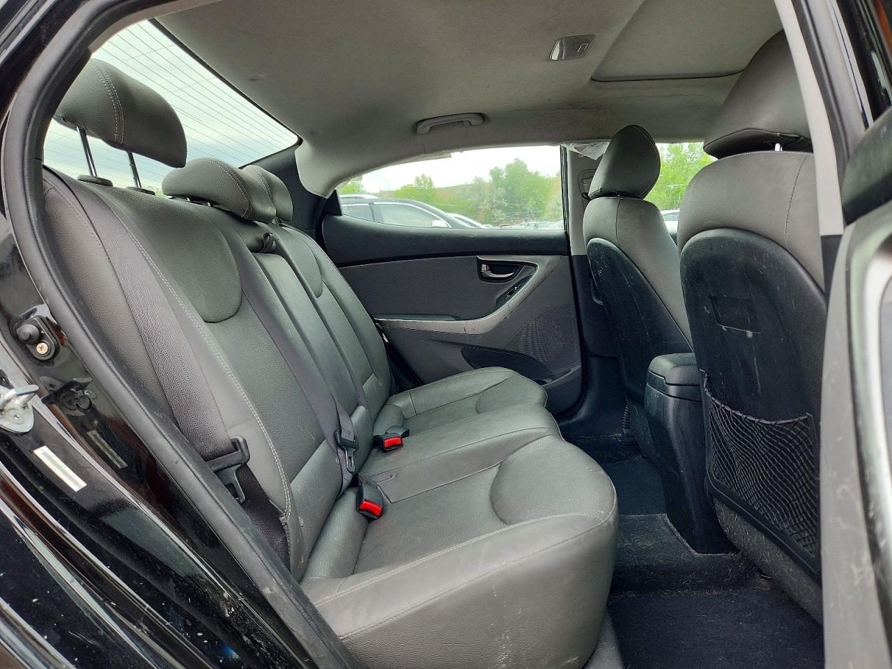 2013 Hyundai Elantra Limited Black vin: KMHDH4AE7DU989730