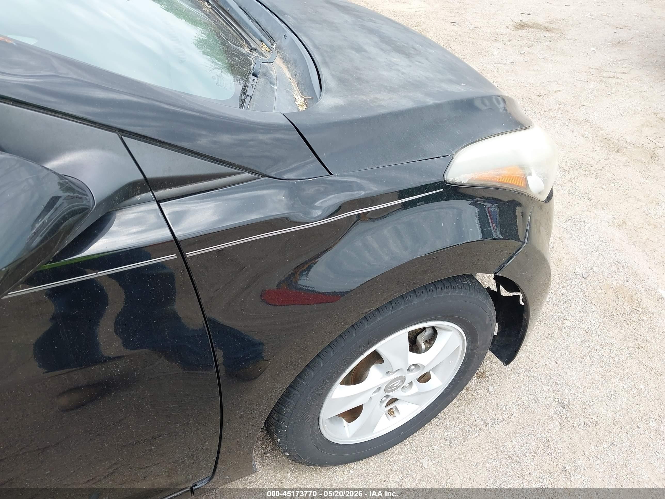 2014 Hyundai Elantra Se Black vin: KMHDH4AE7EU043340