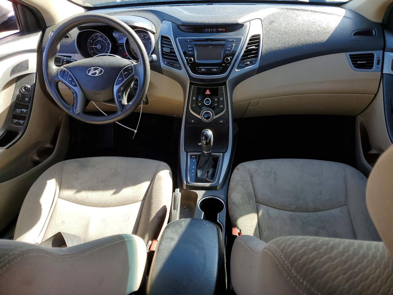 2014 Hyundai Elantra Se Red vin: KMHDH4AE7EU053012