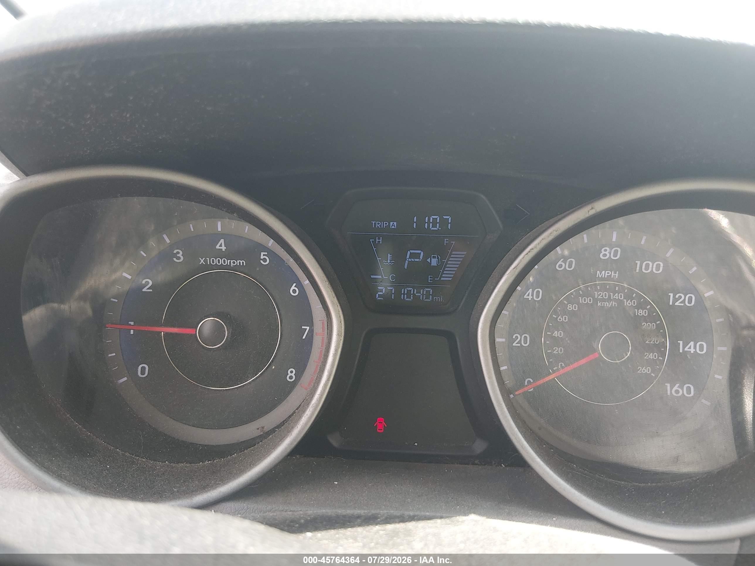 2014 Hyundai Elantra Se Red vin: KMHDH4AE7EU060817