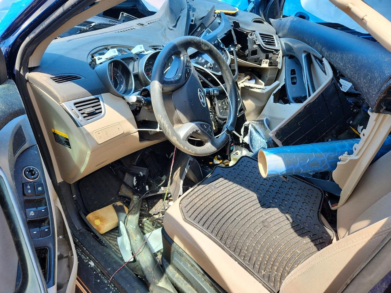 2014 Hyundai Elantra Se Blue vin: KMHDH4AE7EU060848