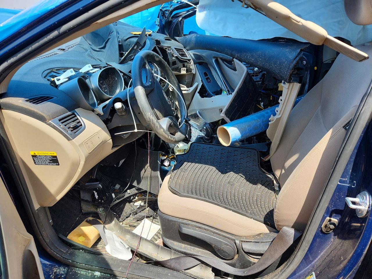 2014 Hyundai Elantra Se Blue vin: KMHDH4AE7EU060848