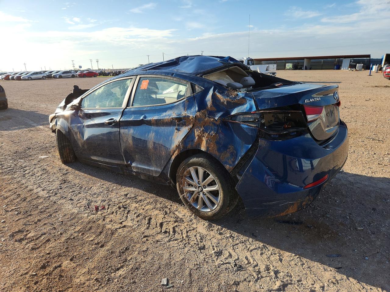 2014 Hyundai Elantra Se Blue vin: KMHDH4AE7EU060848