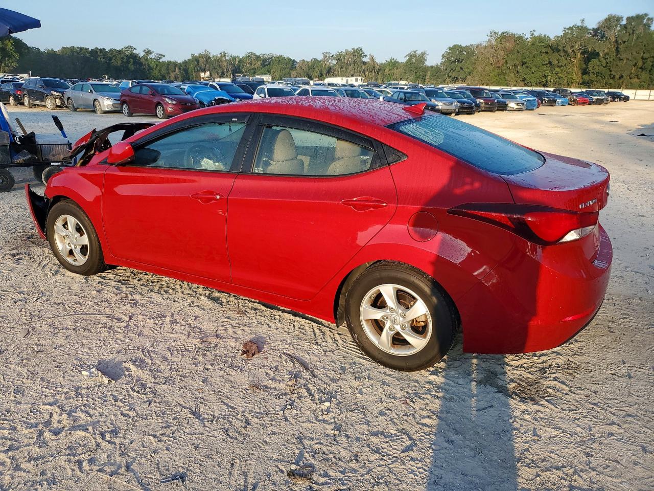 2014 Hyundai Elantra Se Красный vin: KMHDH4AE7EU066004