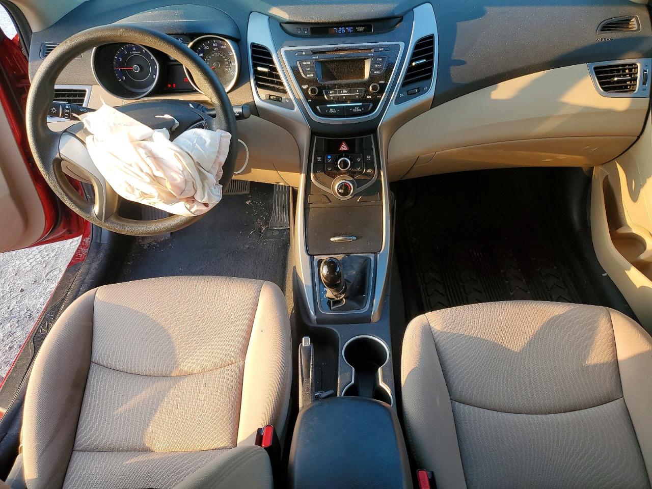 2014 Hyundai Elantra Se Красный vin: KMHDH4AE7EU066004
