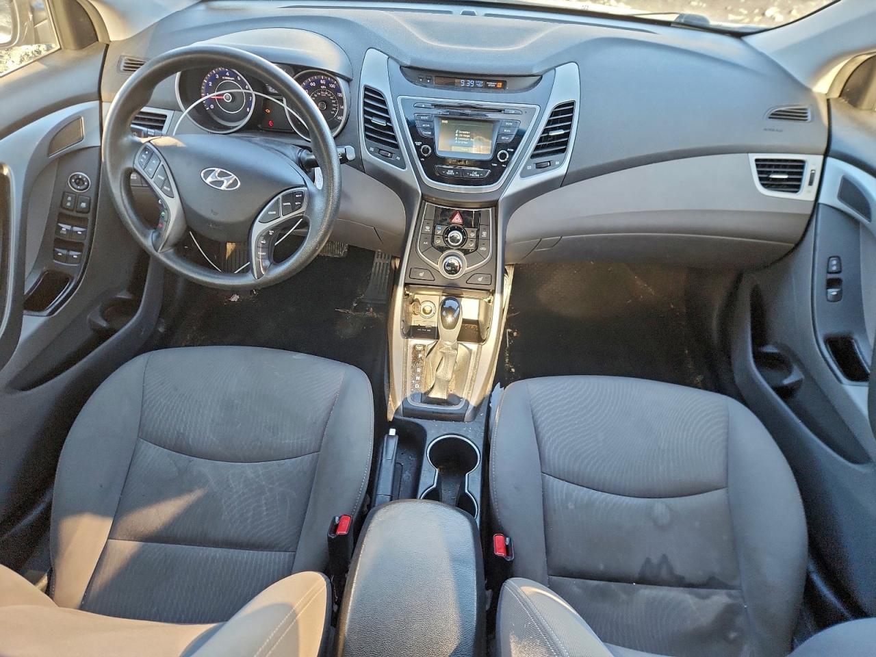 2014 Hyundai Elantra Se Silver vin: KMHDH4AE7EU066360