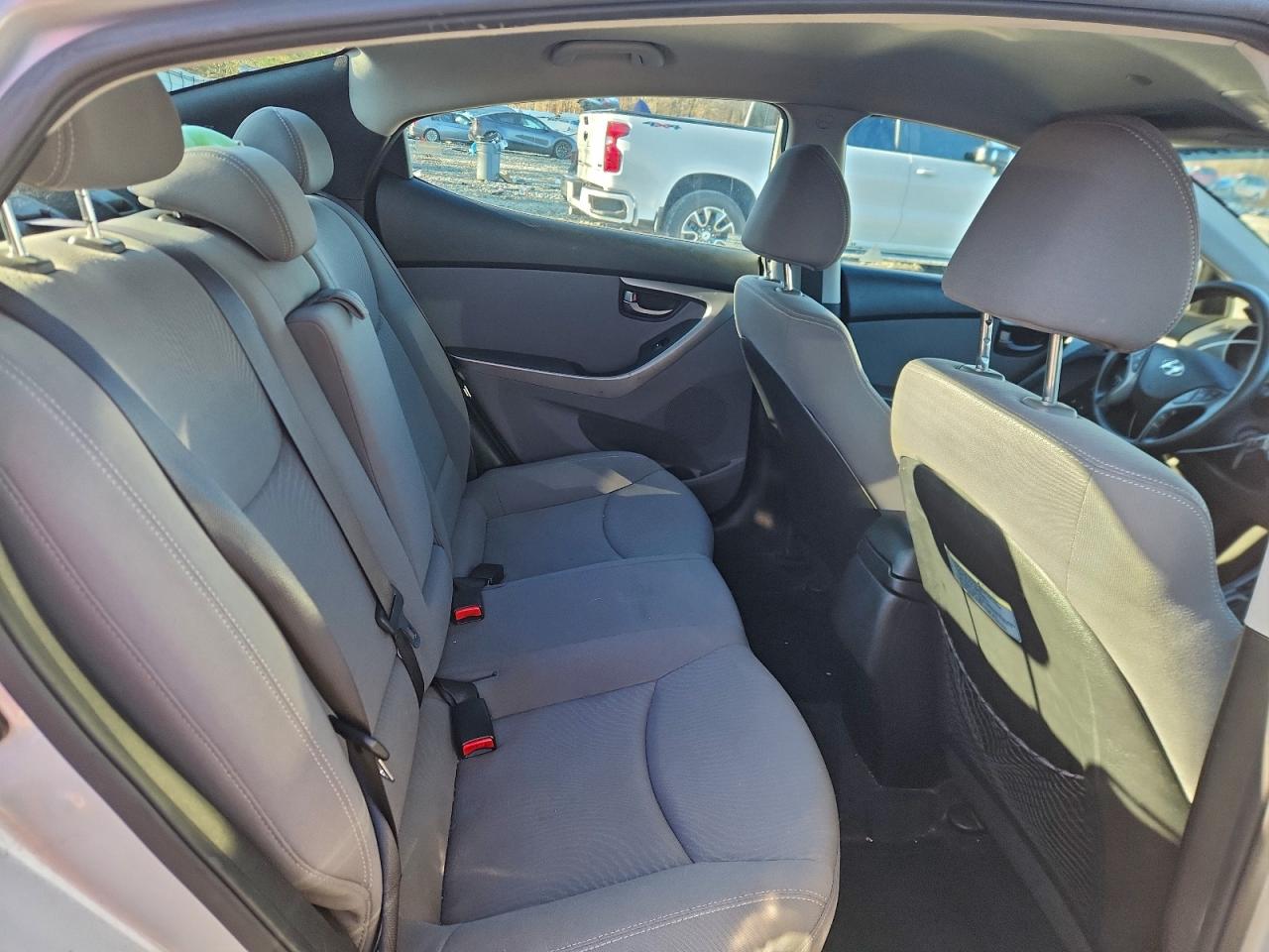 2014 Hyundai Elantra Se Silver vin: KMHDH4AE7EU066360