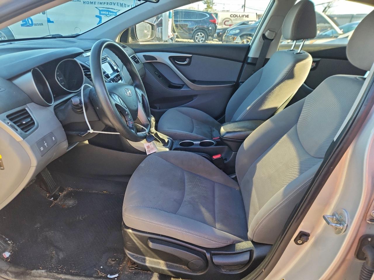 2014 Hyundai Elantra Se Silver vin: KMHDH4AE7EU066360