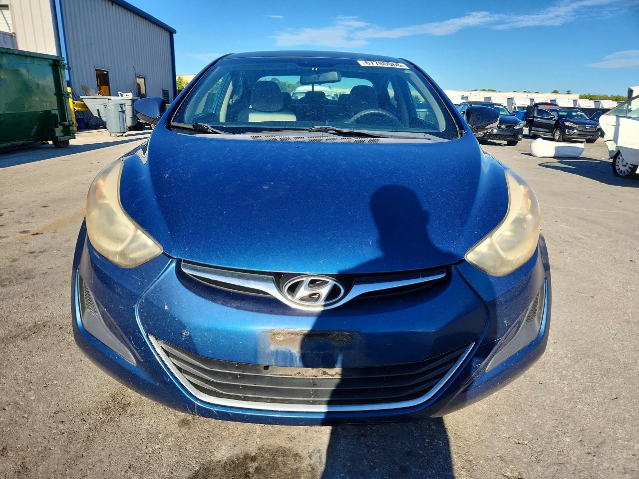 2014 Hyundai Elantra Se Blue vin: KMHDH4AE7EU085393