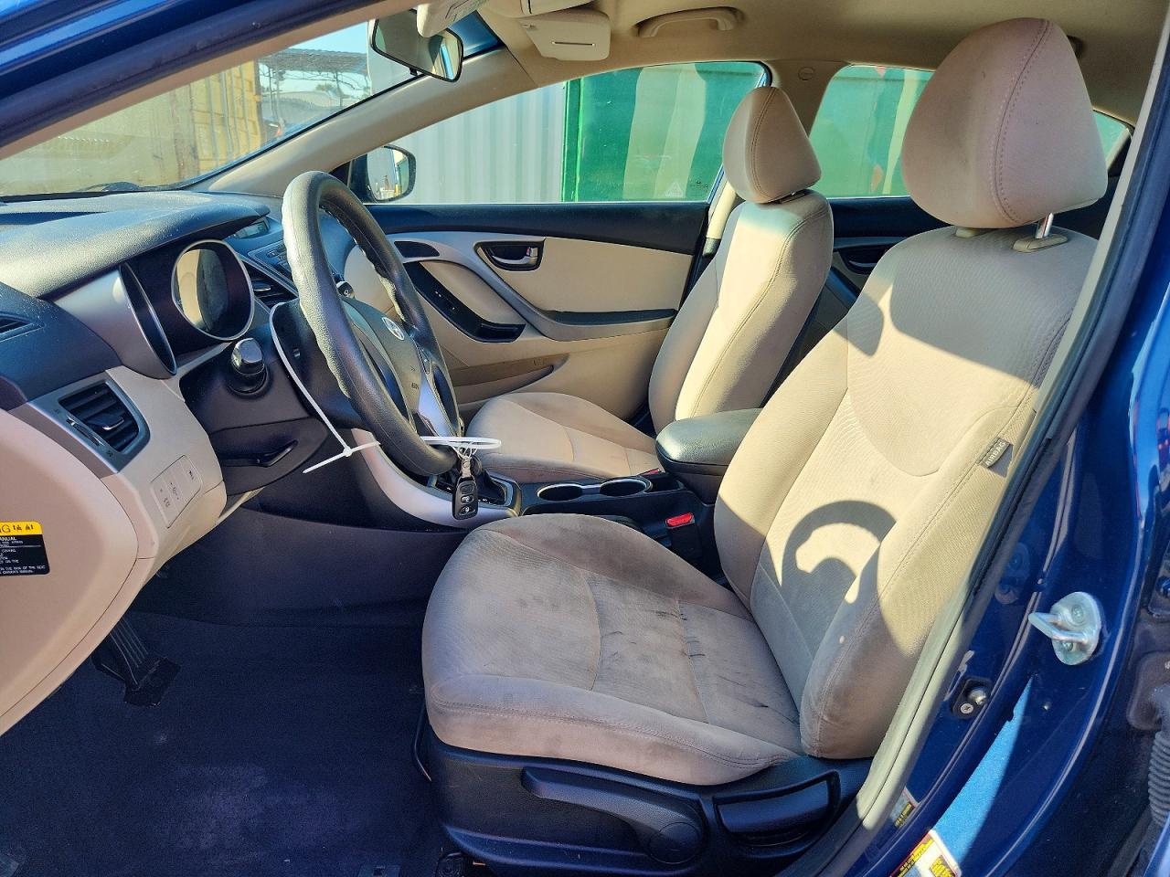 2014 Hyundai Elantra Se Blue vin: KMHDH4AE7EU085393