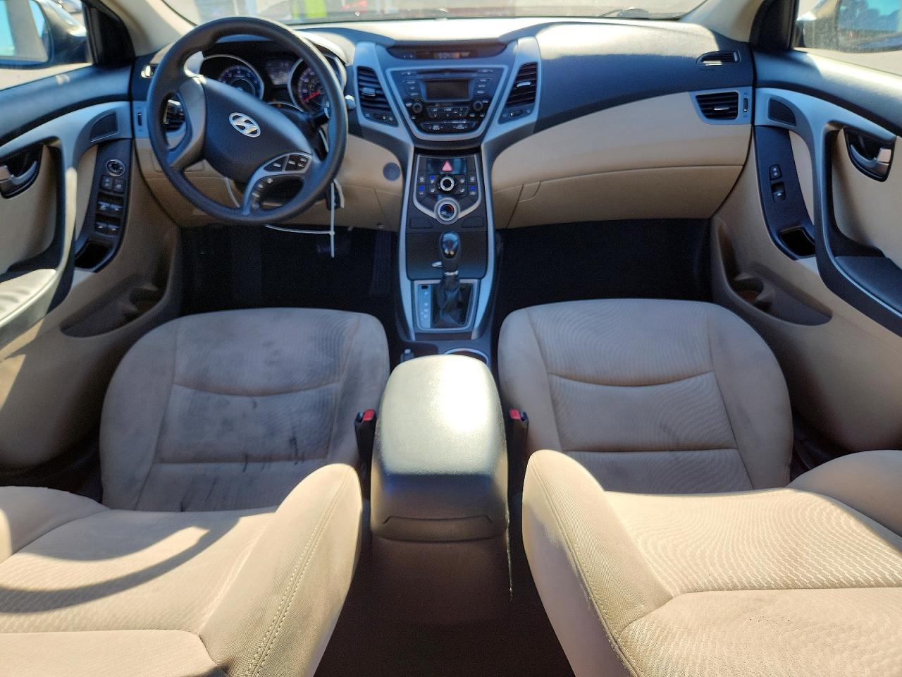 2014 Hyundai Elantra Se Blue vin: KMHDH4AE7EU085393