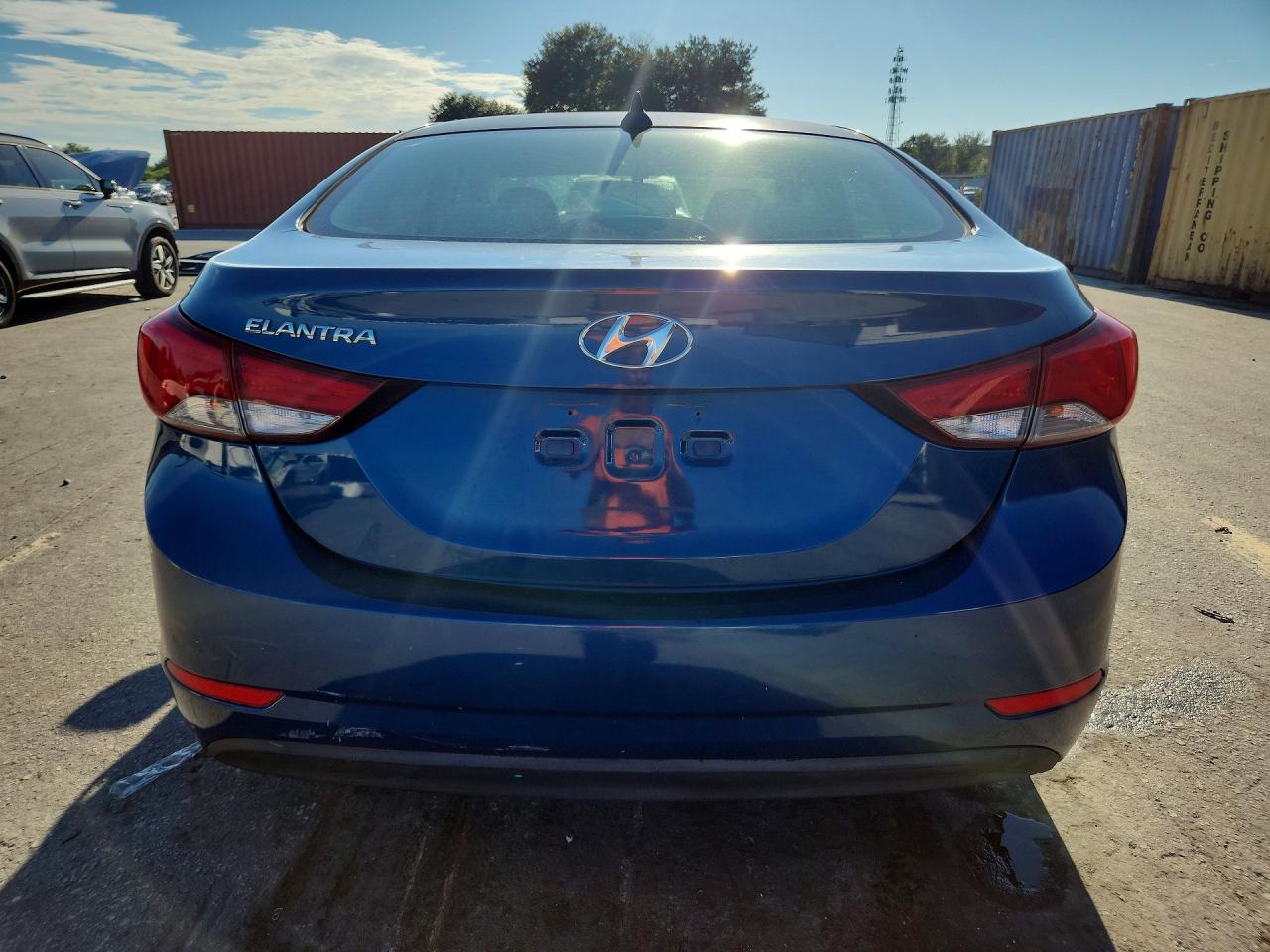 2014 Hyundai Elantra Se Blue vin: KMHDH4AE7EU085393