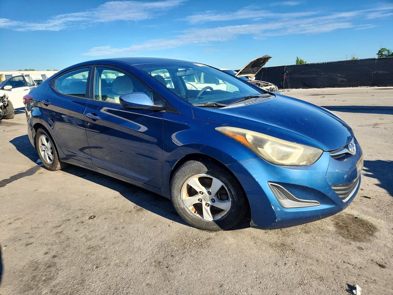 2014 Hyundai Elantra Se Blue vin: KMHDH4AE7EU085393