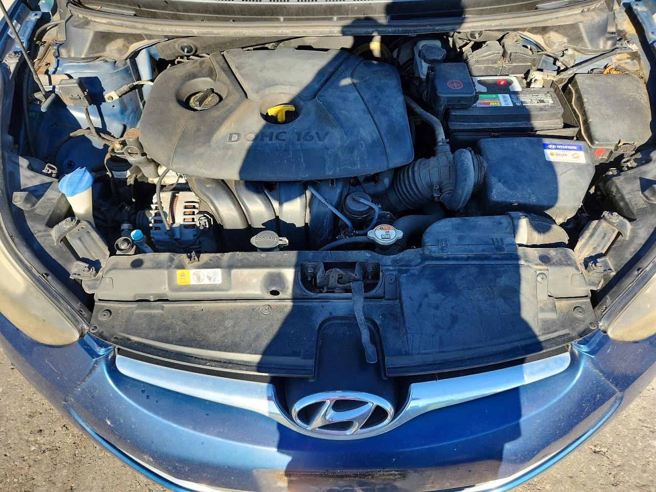 2014 Hyundai Elantra Se Blue vin: KMHDH4AE7EU085393