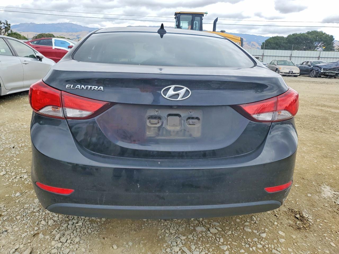 2014 Hyundai Elantra Se Black vin: KMHDH4AE7EU107988