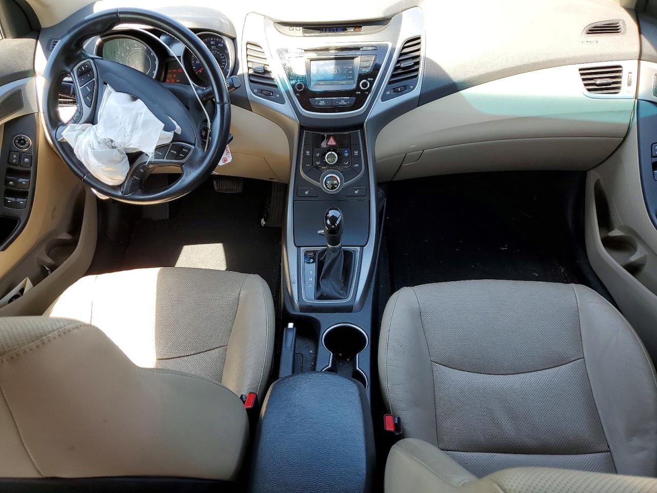 2014 Hyundai Elantra Limited Blue vin: KMHDH4AE7EU111345