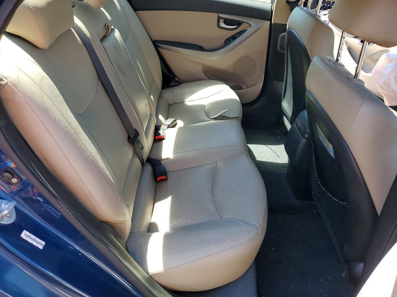 2014 Hyundai Elantra Limited Blue vin: KMHDH4AE7EU111345