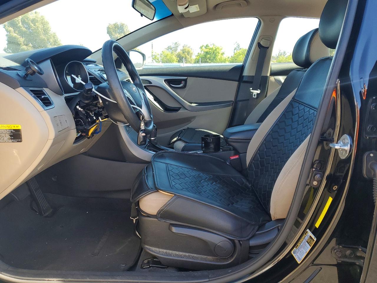 2014 Hyundai Elantra Se Black vin: KMHDH4AE7EU174154