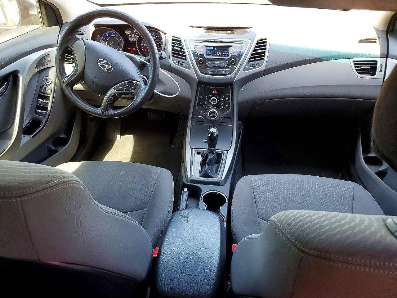 2014 Hyundai Elantra Se Black vin: KMHDH4AE7EU208755