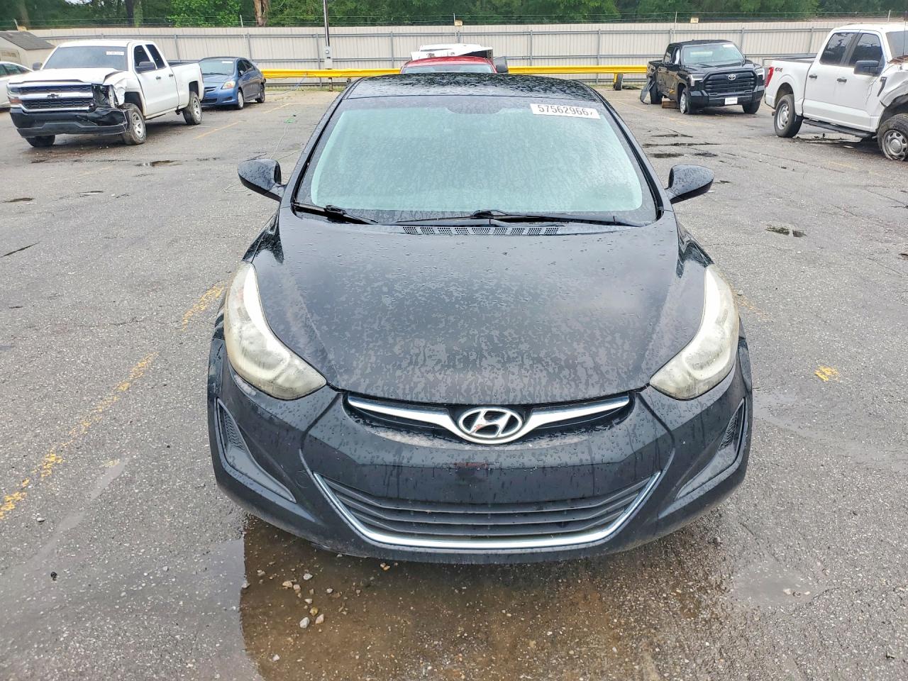 2015 Hyundai Elantra Se Black vin: KMHDH4AE7FU227713