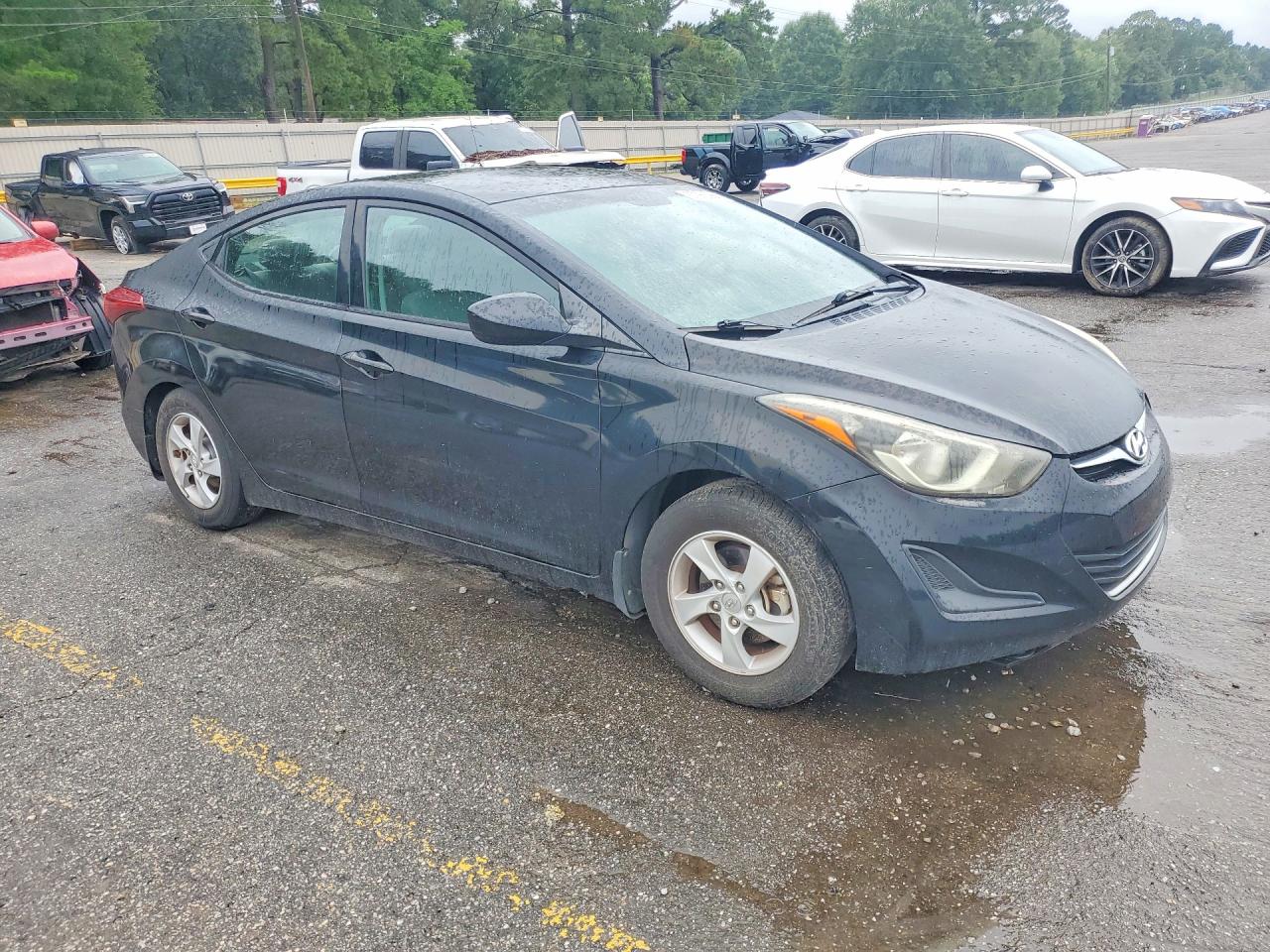 2015 Hyundai Elantra Se Black vin: KMHDH4AE7FU227713