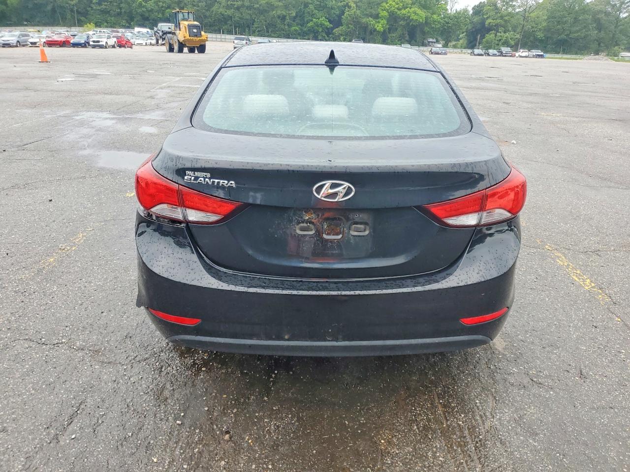 2015 Hyundai Elantra Se Black vin: KMHDH4AE7FU227713