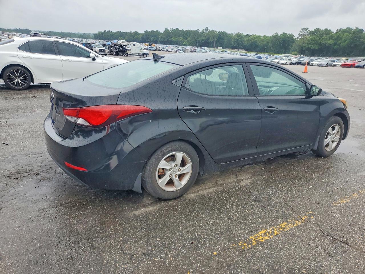 2015 Hyundai Elantra Se Black vin: KMHDH4AE7FU227713