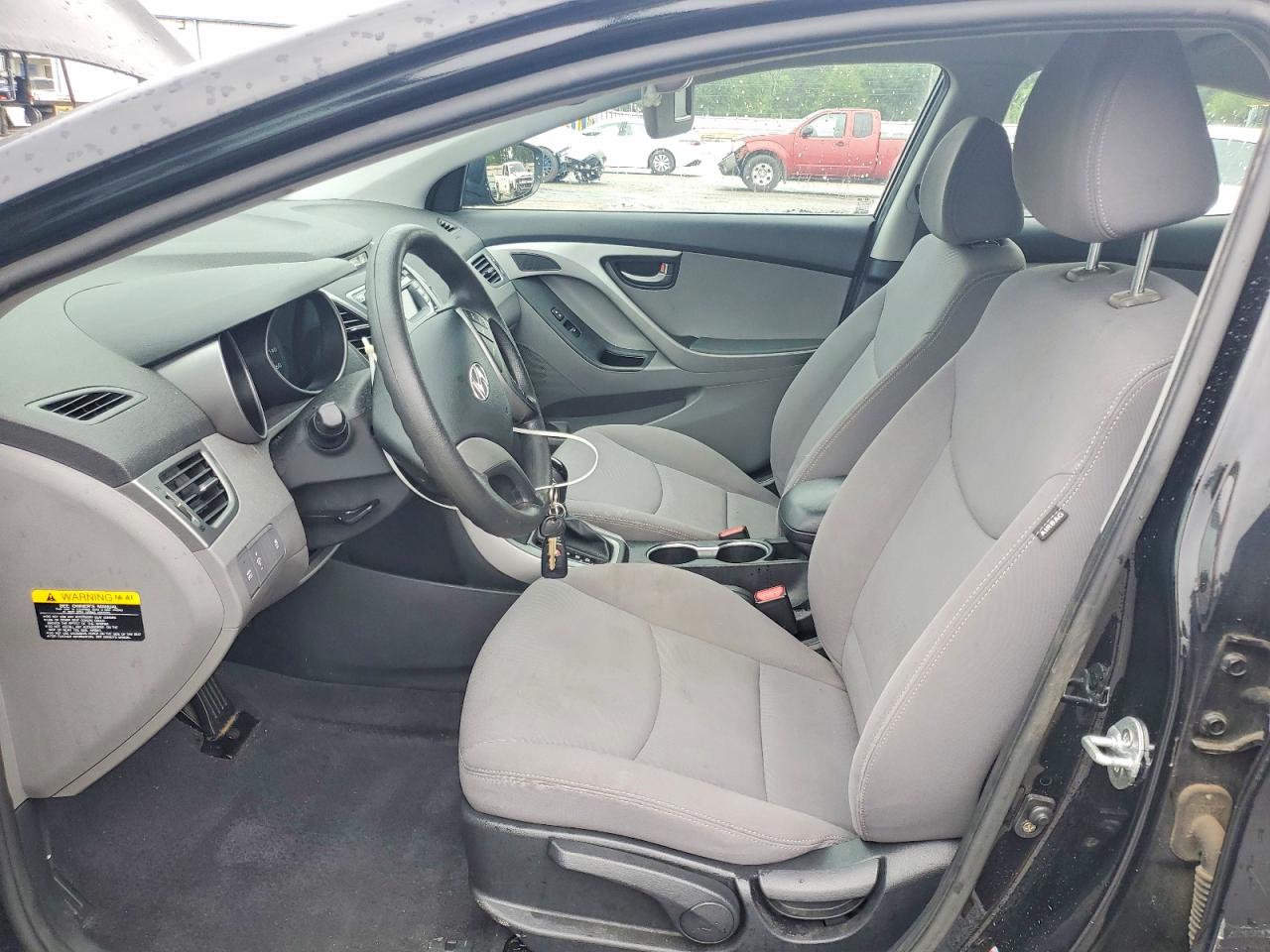 2015 Hyundai Elantra Se Black vin: KMHDH4AE7FU227713