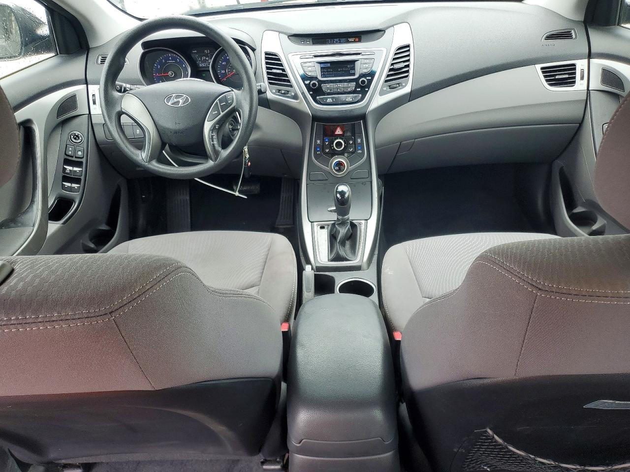 2015 Hyundai Elantra Se Black vin: KMHDH4AE7FU227713