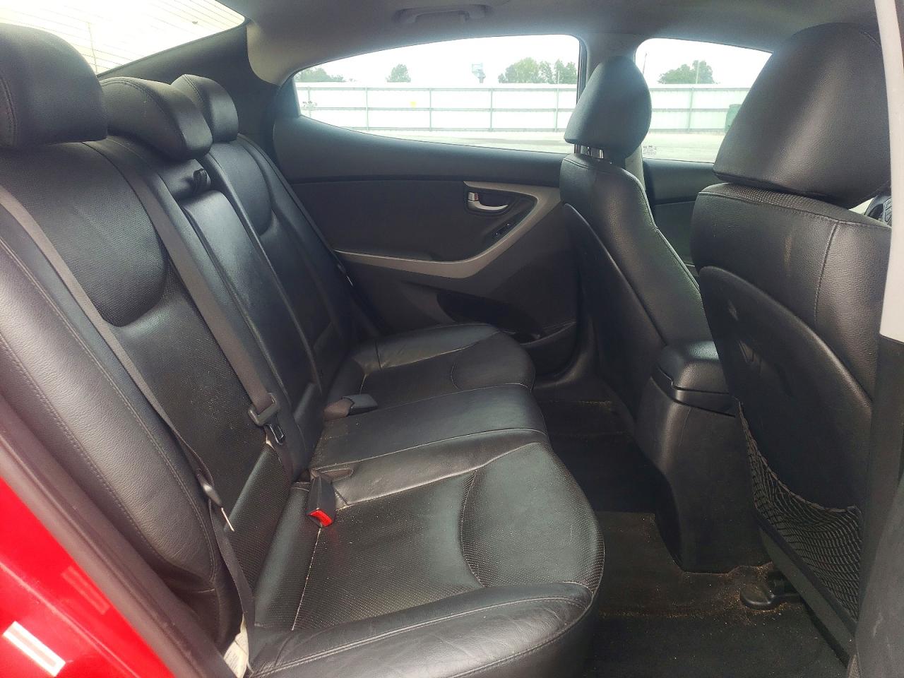 2015 Hyundai Elantra Limited Burgundy vin: KMHDH4AE7FU237691