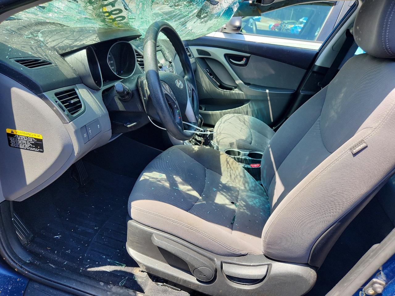 2015 Hyundai Elantra Se Blue vin: KMHDH4AE7FU250991